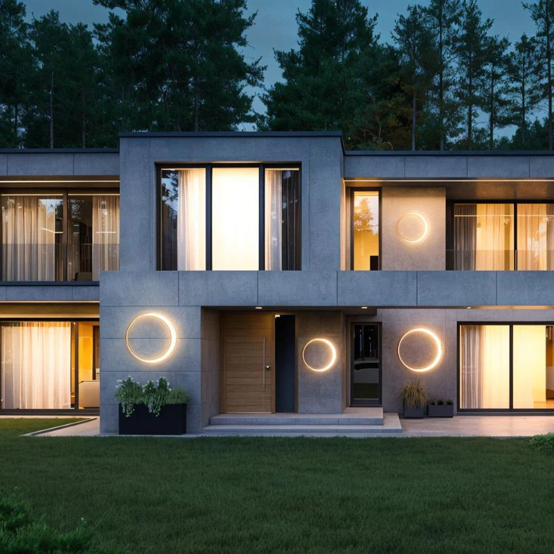 Elegant Eclipse Outdoor Wall Lamp